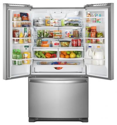 36" Whirlpool 20 Cu. Ft. Counter Depth French Door Refrigerator - WRF540CWHZ