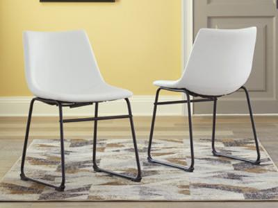 Centiar Dining Side Chair in White - D372-07