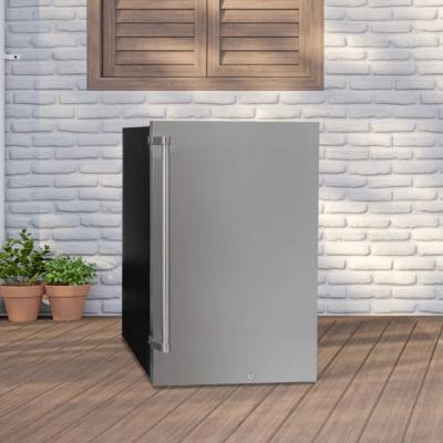 21" Danby 4.4 cu. ft. Capacity Freestanding Stainless Steel Outdoor Refrigerator - DAR044A1SSO