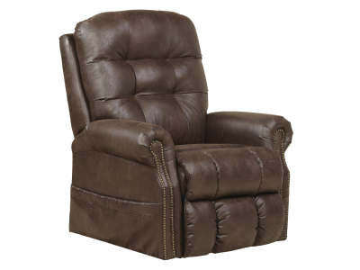 Catnapper Ramsey Collection Power lift Lay Flat Recliner with Heat and Massage Leather Chair - 4857 1227-09 / 3027-09