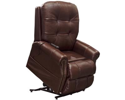 Catnapper Madison 4891 Lift Leather Chair in Chocolate - 4891 1283-09 / 3083-09