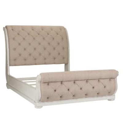 Abbey Park King Upholstered Sleigh Bed - 520-BR-KUSL