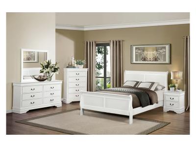 Mayville Collection 6pc Queen Sleigh Bedroom Set - 2147W-6PC-K