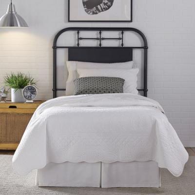 Vintage Series Twin Metal Headboard in Black - 179-BR11H-B