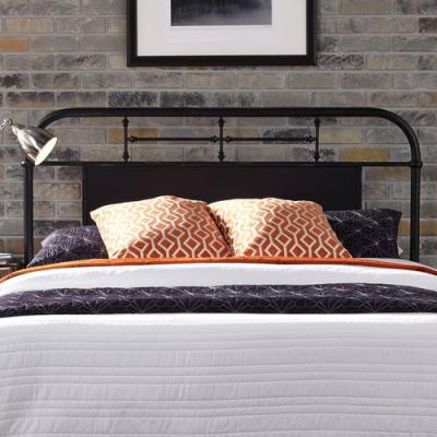 Vintage King Metal Headboard in Black - 179-BR15H-B