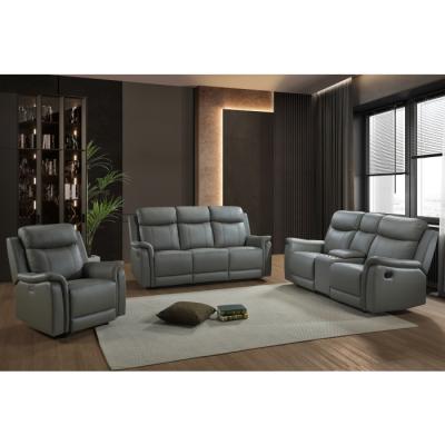 Cyrus Collection Power Glider Recliner - 99840PN-GY-1G