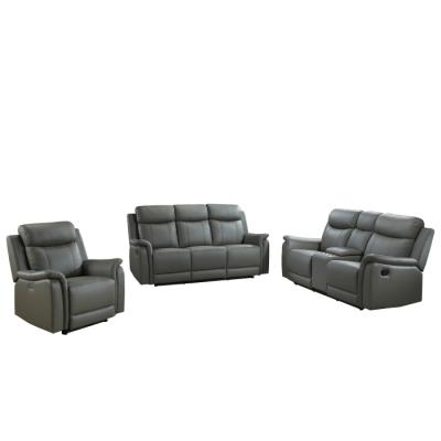 Cyrus Collection Power Glider Recliner - 99840PN-GY-1G