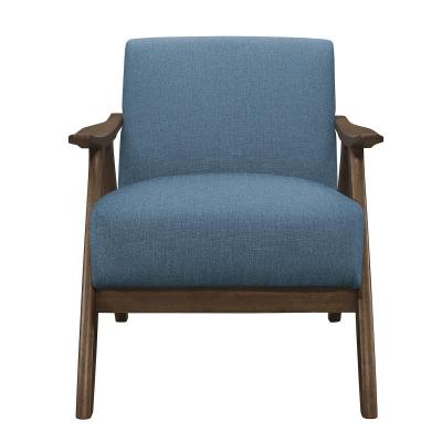 Damala Collection Textured Fabric Upholstery Chair - 1138BU-1