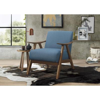 Damala Collection Textured Fabric Upholstery Chair - 1138BU-1