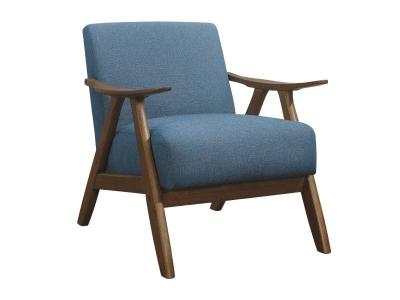 Damala Collection Textured Fabric Upholstery Chair - 1138BU-1