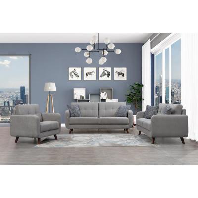 Noma Collection Love Seat - 9591GY-2