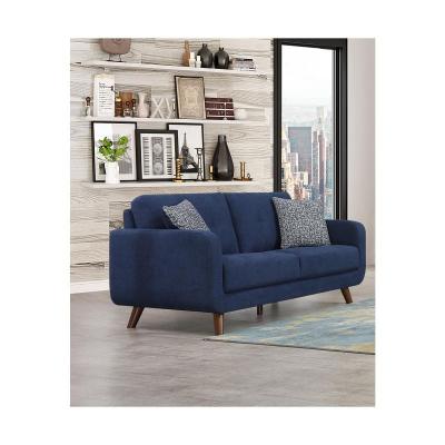 Noma Collection Loveseat with 2 Accent Toss Pillows - 9591BL-2