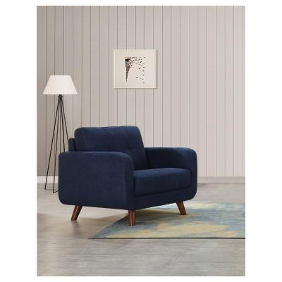 Noma Collection Chair With Soft Woven Upholstery - 9591BL-1