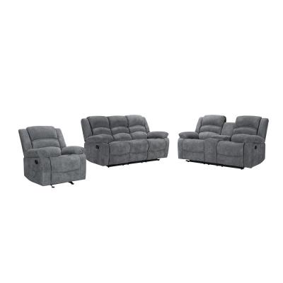 Iris Collection Reclining Sofa - 99989GRY-3