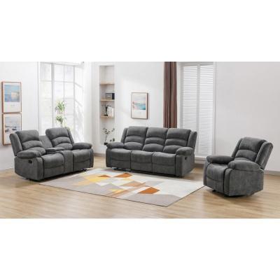 Iris Collection Reclining Sofa - 99989GRY-3