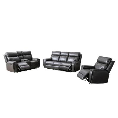 Carnegie Collection Reclining Sofa - 99937GRY-3