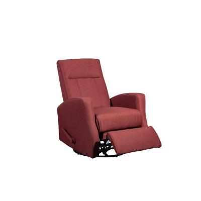 Swivel Glider Recliner in Red - 9807NRED