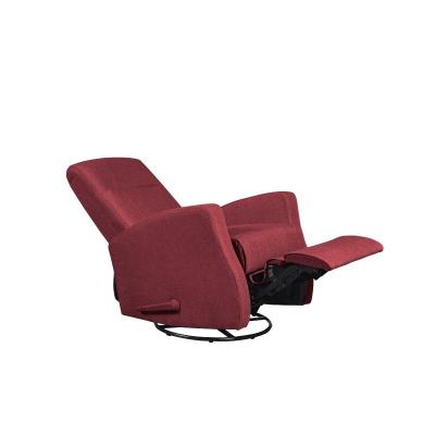 Swivel Glider Recliner in Red - 9807NRED