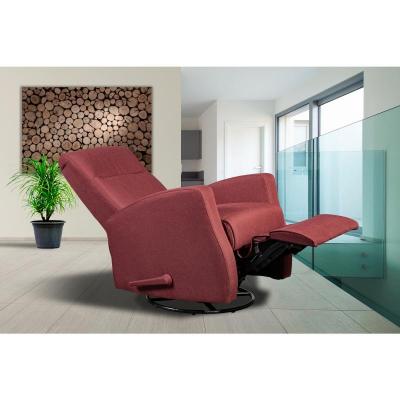 Swivel Glider Recliner in Red - 9807NRED