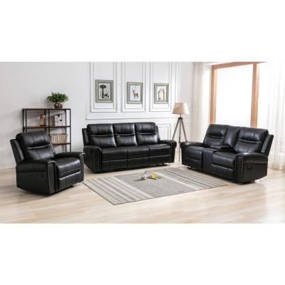 Emerson Collection Reclining Sofa - 99927BLK-3