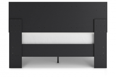 Charlang Queen Panel Platform Bed in Two-Tone - EB1198B2