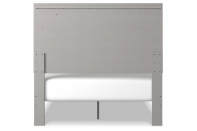 Cottonburg Full Panel Bed in Light Gray / White - B1192B4