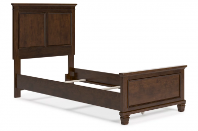 Danabrin Twin Panel Bed in Brown - B685B6