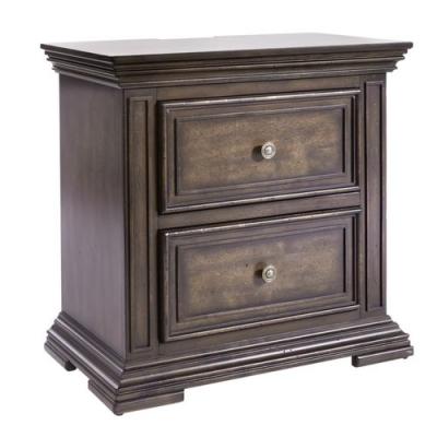 2 Drawer Nightstand with Charging Station - 361-BR61