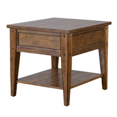 Boxed Drawer Construction End Table - 110-OT1020