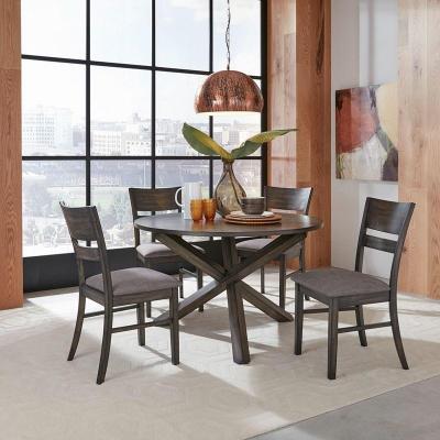 Round Anglewood Dining Table with Pedestal Base - 133-P4747 / 133-T4747