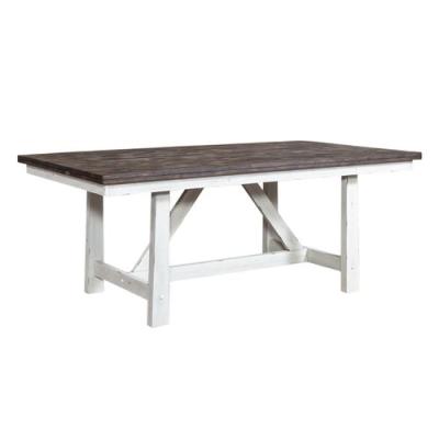  Farmhouse Fixed Top Trestle Table - 139WH-T4078