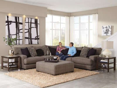 Jackson Furniture Ava Stationary Fabric 3 Piece Sectional in Papper - 4498-93 1796-48 / 2870-48 | 4498-59 1796-48 / 2870-48 | 4498-94 1796-48 / 2870-48