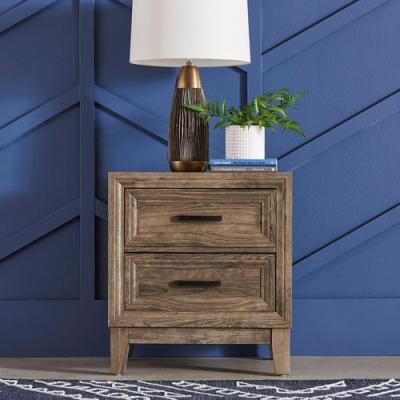 Ridgecrest Collection 2 Drawer Nightstand - 384-BR61