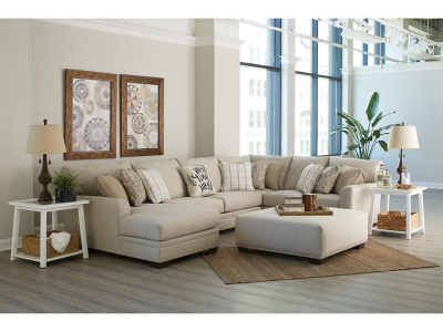 Jackson Furniture Middleton Fabric 3 Piece Sectional in Cement - 4478-75 1605-38 / 2330-56 | 4478-30 1605-38 / 2715-08 | 4478-72 1605-38 / 2330-56