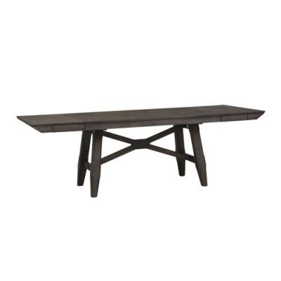 Double Bridge 6 Piece Trestle Table Set - 152-C2501S (4), 152-C9001B, 152-CD-TRS