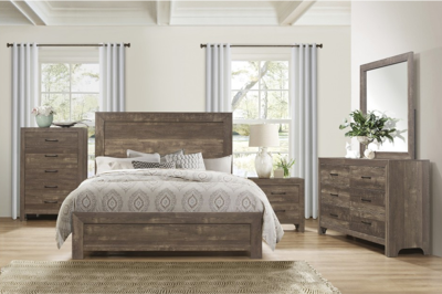 Corbin Collection King Panel 7pc Bedroom Set - 1534K-K