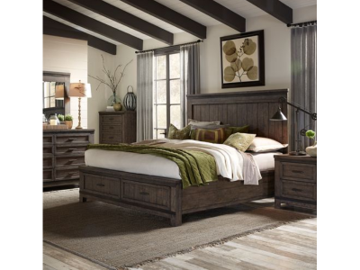 Thornwood Hills 7 Piece Queen Storage Bedroom Set - 759-BR-QSBDMCN