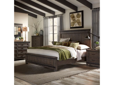 Thornwood Hills 7 Piece Queen Panel Bedroom Set - 759-BR-QPBDMCN