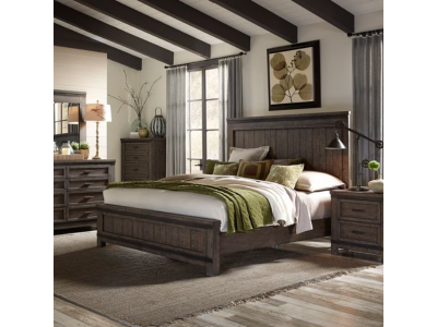 Thornwood Hills 7 Piece King Panel Bedroom Set - 759-BR-KPBDMCN