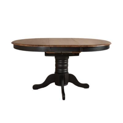 Carolina Crossing 5 Piece Pedestal Table Set in Black - 186B-CD-PED186B-C1000S (4)