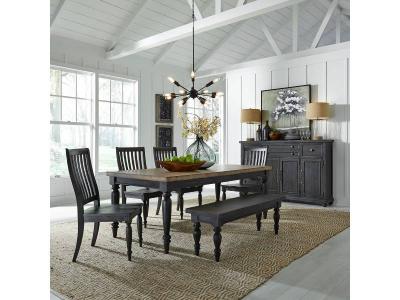 Harvest Home 6 Piece Rectangular Dining Set - 879-6PC-K