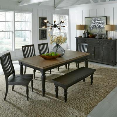 Harvest Home 6 Piece Rectangular Dining Set - 879-6PC-K