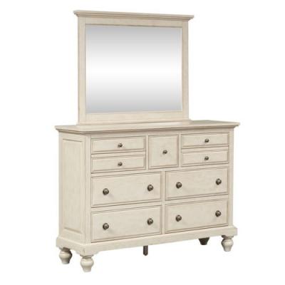 High Country 7 pc Queen Panel Bedroom Set - 697-BR-QPBDMCN