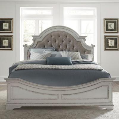 Magnolia Manor Collection 7 Piece Queen Upholstered Bedroom Set - 244-BR-QUBDMCN