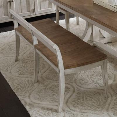 Farmhouse Reimagined 6 Piece Trestle Dining Set - 652-DR-6TRES