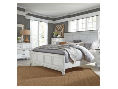 Allyson Park 6 Piece Queen Panel Bedroom Set - 417-BR-QPBDMC