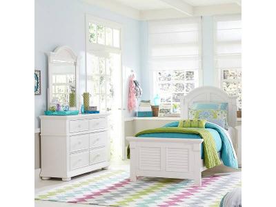 Summer House Youth 4 Pc Twin Panel Bedroom Set - 607-BR-TPBDM