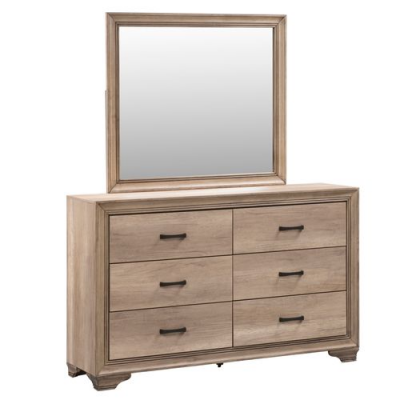 Sun Valley Collection 7 Piece Queen Storage Panel Bedroom Set - 439-BR-QUB, 439-BR31, 439-BR51, 439-BR41, 439-BR61