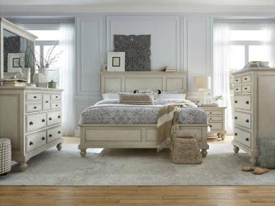 High Country 7 pc Queen Panel Bedroom Set - 697-BR-QPBDMCN