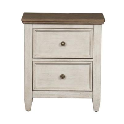 Heartland 2 Drawer Night Stand with Charging Station - 824-BR63